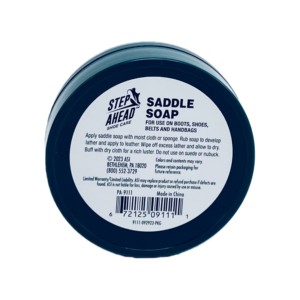 Savon pour <span class=keywords><strong>chaussures</strong></span> et sacs Step Care Premium Leather Yellow Saddle Soap pour adoucir, protéger, nettoyer et conditionner - Product Image 2