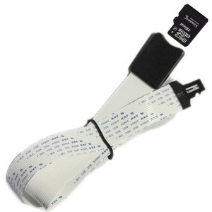 Adaptador de cable de extensión flexible para tarjeta micro SD, lector de tarjetas TF a micro SD, para coche, GPS, teléfono, XAJA - Product Image 2