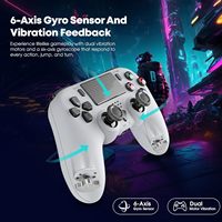 Manette sans fil de jeu professionnelle ergonomique multifonction à double vibration pour PS5