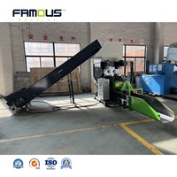 Déchets Plastique EPS Mousse Concassage Densificateur EPS Styrofoam Vis Compacteur Recyclage Machine