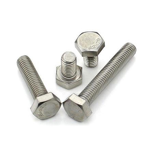 ASTM ANSI B18.2.1 A2-70 A394 Aço Inoxidável Parafuso Hexagonal e Porca A193 Grau B7 M12x30 mm M7 M8x1.25 M8x35 UNC UNF Parafuso De Cabeça Hexagonal