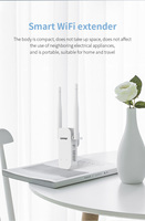 Repetidor WiFi Portátil Mini COMFAST WiFi 4 OEM/ODM, Router Inalámbrico de 2.4 GHz y 300 Mbps, Amplificador de Señal