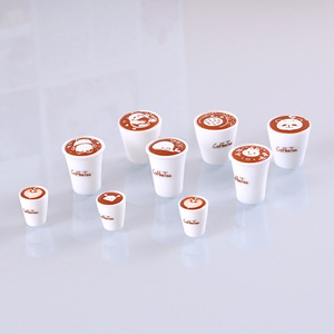 Accessoires DIY exclusifs transfrontaliers pour tasses à café en résine plastique, pour l'art latte et le <span class=keywords><strong>dessin</strong></span> <span class=keywords><strong>animé</strong></span>, avec technique d'huile goutte à goutte - Product Image 4