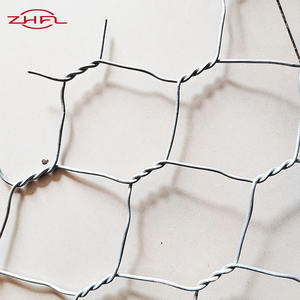 Filet de gabion en maille à maillons, galvanisé à chaud, en fil de fer à faible teneur en carbone, résistant à la rouille - Product Image 1