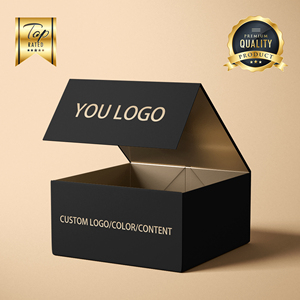 HENGXING OEM Fabricante Logotipo personalizado Tapa magnética en relieve Cartón reciclable Despliegue magnético Caja de regalo rígida para bebé de lujo - Product Image 2