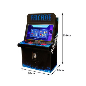 סיטונאי 32 אינץ '2-אדם לחימה מכונת משחק וידאו ארקייד שנה 1 ארון עץ עבור סוחר מטבעות לילדים שעשועים אנגלית - Product Image 6