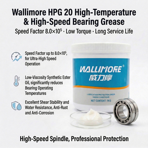 Wallimore High Speed Synthetisch Smeervet <span class=keywords><strong>NLGI</strong></span> 2 Industrieel Smeermiddel voor Machinegereedschapsspindels -45°C 250°C & MP3 Vet - Product Image 1