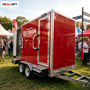 Luxury Mobile Restroom Fully Equipped DOT VIN <b>Camping</b> Bathroom Durable VIP Toilet Trailer - Product Image 5