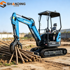 Mini-excavatrice sur chenilles SHANDING 2,5 tonnes, moteur Yanmar, usage domestique, best-seller, petite pelle, pompe à moteur, engrenage – Vente directe usine - Product Image 4