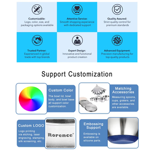 مصنع مخصص قسط المصقول الفولاذ المقاوم للصدأ مجموعة أغطية محكمة الغلق-أوعية التعشيش الصديقة-للاستخدام المنزلي والمطبخ - Product Image 4