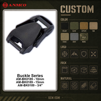 Gilet tactique Molle à dégagement rapide avec sangle de ceinture latérale en maille squelettique et boucle pour gilet tactique Airsoft