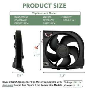 Moteur de ventilateur de réfrigérateur DA97-20025A 12V DC pour pièces de réfrigérateur Samsung - Product Image 2