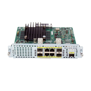 SM-X-4X1G-1X10G Enterprise Router Interface Card with 4 Gigabit <b>Ethernet</b> RJ-45 Ports and 1 10Gigabit SFP+ Module - Product Image 3