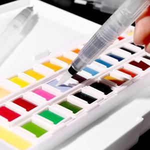 Pennello <span class=keywords><strong>ad</strong></span> <span class=keywords><strong>Acqua</strong></span> Ricaricabile <span class=keywords><strong>per</strong></span> Arte, Punta Fine Rotonda e Piatta, Forniture <span class=keywords><strong>per</strong></span> <span class=keywords><strong>Pittura</strong></span> Artistica, <span class=keywords><strong>Pennelli</strong></span> Assortiti <span class=keywords><strong>per</strong></span> Acquerello e Acrilico - Product Image 4