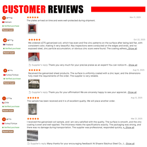 Tôles galvanisées de 12 pieds Tôle galvanisée en acier de calibre 12 - Product Image 6