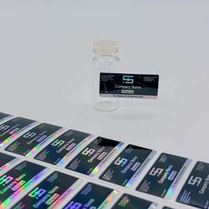 Autocollants holographiques <span class=keywords><strong>Pharma</strong></span> Labs - Étiquettes pour flacons de 8 ml et 10 ml et boîtes d'emballage - Product Image 5