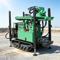 Foreuse pneumatique diesel sur chenilles MKDQZ-160 à vitesse de forage rapide pour puits d'eau, avec moteur de pompe, pour pâturages