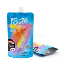 Pochette souple anti-oxydation et anti-lumière pour crème colorante capillaire de salon avec bec verseur