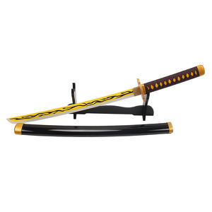 Collection de cosplay <span class=keywords><strong>Demon</strong></span> <span class=keywords><strong>Slayer</strong></span> Kaigaku la plus populaire, nouveaux jouets épées, <span class=keywords><strong>mini</strong></span> <span class=keywords><strong>katana</strong></span> en bois avec lame en bambou, <span class=keywords><strong>katana</strong></span> courte d'anime - Product Image 4