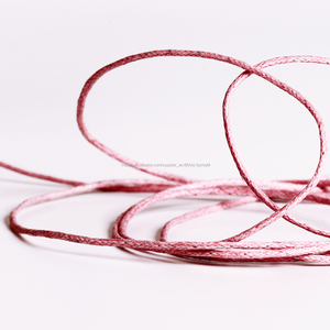 Regalo cinta plana redonda cordón de algodón encerado para regalo de Navidad decoración Floral diseño - Product Image 6