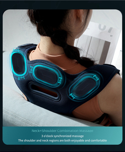 Ceinture de massage chauffante et vibrante pour soulager les douleurs dorsales chez les femmes et les hommes, correcteur de posture pour le dos, pour une utilisation corporelle - Product Image 4