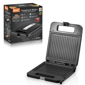 RAF 26*31cm Household 1400W <b>Waffle</b> <b>Maker</b> Stainless Steel 220V Double-sides Fast Heating Sandwich Non Stick Sandwich <b>Maker</b> Breakf - Product Image 1