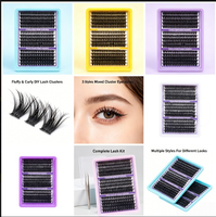 Cils en grappe effet volume naturel, épais et spectaculaires, pour un look complet, en plateau, vente en gros, fournitures pour distributeurs de produits de beauté, cils personnalisables avec logo