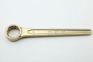 Giá Thấp Trung Quốc sản xuất không phát ra tia lửa công cụ berili Đồng 17 Mét duy nhất Vòng End Wrench Hộp cờ lê - Product Image 6