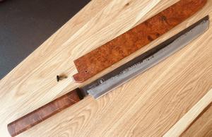 มีดเชฟเหล็กคาร์บอนซาชิมิ,ดีไซน์ใหม่ - Product Image 3