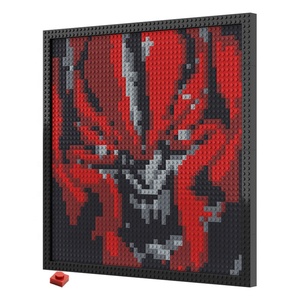 Pixel Art khối xây dựng 48x48 chấm Gạch 1x1 tường Chân Dung DIY trang trí nội thất mô hình đồ chơi ASTM chứng nhận tương thích Logo đồ chơi - Product Image 1
