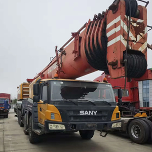 รถเครนไฮดรอลิกเคลื่อนที่ Sany 160t มือสองราคาประหยัด คุณภาพดี เหมาะสำหรับงานก่อสร้างขนาดใหญ่ - Product Image 1
