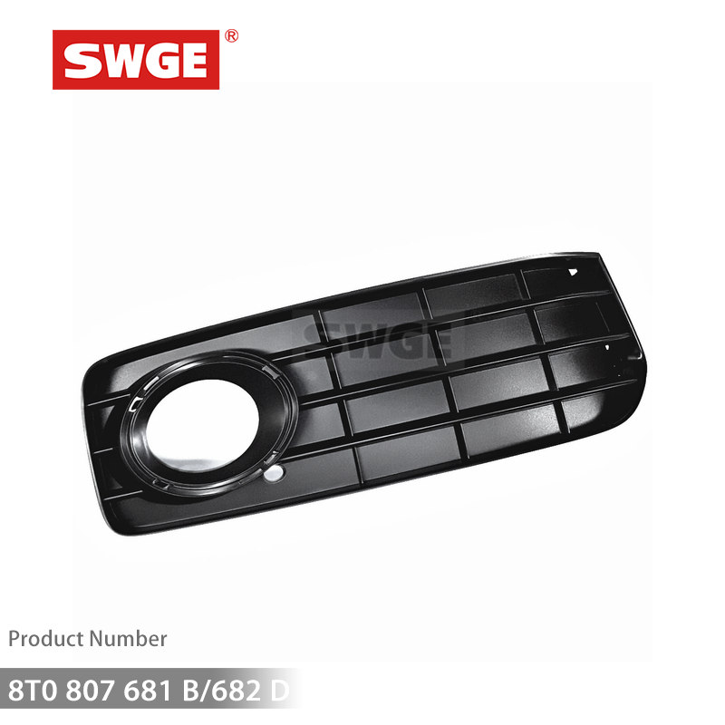 Grille Feux De Brouillard Audi A5 2008-2012 - Paire Couverture Pare-Chocs 8T0807681B/8T0807682D