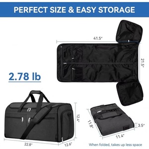 Bolsa de viaje para trajes de fábrica BSCI, bolsas de ropa personalizadas con logotipo personalizado - Product Image 3