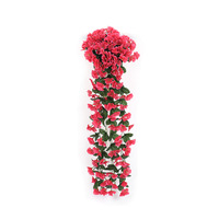 Bunga Anggrek Artificial Real Touch Langsung dari Pabrik, Dekorasi Ruang Tamu, Hiasan Dinding, Tanaman Rambat Artificial Wisteria, Bunga Gantung