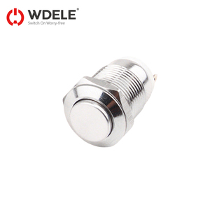 Металлический кнопочный переключатель WD12 мм, короткий корпус, Комбинация 1, мгновенная кнопка без света - Product Image 1