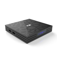 Ranboda Boîtier TV Android IPTV T9 de haute qualité, Free-to-air, 4 Go de RAM, 32 Go de ROM, Quad Octa Core