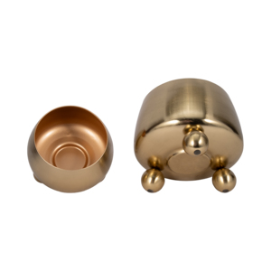 Fioriere Moderne in Metallo con Piedini a Sfera, Vasi Rialzati per Arredamento Interno ed Esterno - Product Image 5