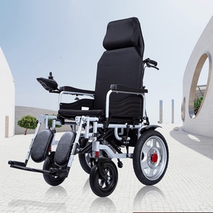 Rollstuhl mit Elektroantrieb, Abnehmbarer Akku, Stahlrahmen Elektrorollstuhl - Product Image 3