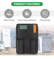 12V 24V 40A 96v 24 heures écran LCD numérique boîtier en aluminium MPPT contrôleur de charge solaire 99% efficacité 60V solaire 150v