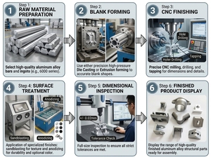 Pièces de pompe en aluminium moulé sous pression durables, traitement avec <span class=keywords><strong>peinture</strong></span> <span class=keywords><strong>antirouille</strong></span> et usinage CNC, service de composants de précision - Product Image 2