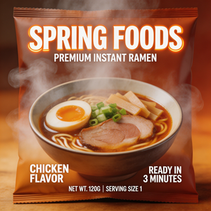 Nouilles instantanées ramen faibles en sodium, prêtes à consommer, vente en gros - Product Image 6