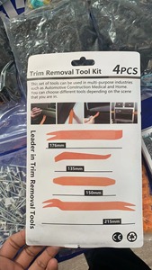 4 pièces <span class=keywords><strong>ensemble</strong></span> Auto PP nylon outils haute qualité Durable Nylon matériel Automobile démontage outil Blister emballage - Product Image 4