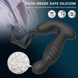 <span class=keywords><strong>Massaggiatore</strong></span> Prostatico Telescopico a Doppio Anello con Telecomando per <span class=keywords><strong>Uomo</strong></span> - Product Image 4