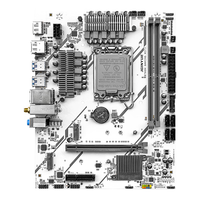 Carte mère JGINYUE B760M GAMING WIFI LGA1700 DDR4 4800MHz 10 Phases d'alimentation 2x M.2 NVMe 4.0 WiFi 6 AX201 intégré ARGB pour PC de bureau