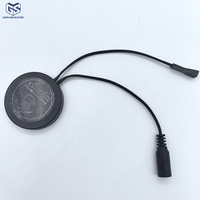 Contrôleur de lumière LED intelligent invisible pour armoire 60W 12V/24V, interrupteur à capteur tactile à détection de mouvement, portée de détection 2-4m, câble 2m, noir/blanc