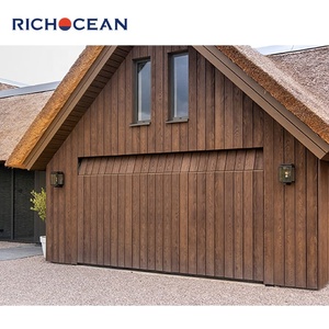 Portes <span class=keywords><strong>de</strong></span> <span class=keywords><strong>garage</strong></span> en aluminium et bois noir avec grille invisible, portail à lattes verticales, clôture industrielle automatique, <span class=keywords><strong>porte</strong></span> <span class=keywords><strong>de</strong></span> <span class=keywords><strong>garage</strong></span> - Product Image 6