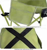 Chaise de camping de plage pliable ultra-légère en métal moderne avec logo personnalisé - Chaise compacte Moon Chair