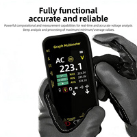BRIGHTWIN BS500 Multimeter Grafik Portabel Cerdas Layar Warna Pengukur Tegangan AC/DC Arus Kapasitansi Suhu