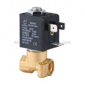 Cánula normalmente cerrada de 3mm N/C 2/2 vías AC 230V G1/8 'generador de aire de vapor de latón válvula solenoide de agua cafeteras - Product Image 1