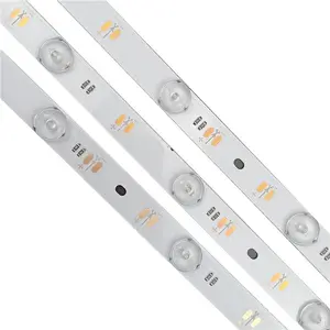 LED hard strip DC12V Lattice Backlight Hard strip with SMD3030 12leds 12W 18W curtain 170 degrees lens diffusion LED bar strip